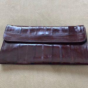 NEW—-Vintage Eel Skin Wallet